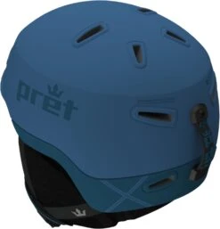 Pret Moxie X Helmet 2022 -Ski Gear Store 8632217Pret2122 Moxie X Blue rear 1800x1800