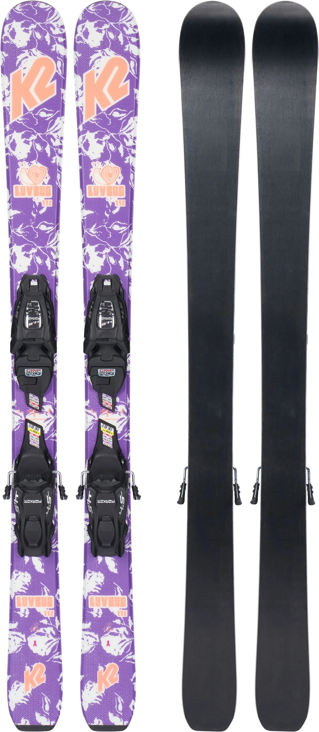 K2 Luv Bug Ski + 7.0 FDT Ski Binding