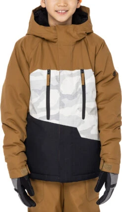 686 Geo Snowboard Jacket - Boys -Ski Gear Store max 3278079 M2W504 BREEN COLORBLOCK 0308