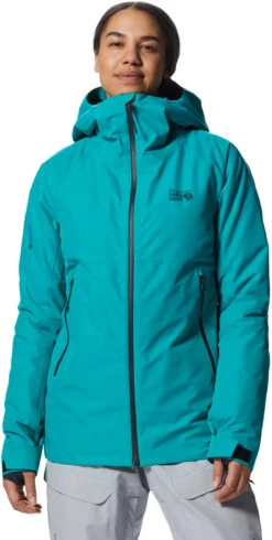 Mountain Hardwear Cloud Bank Gore-Tex Insulated Ski Jacket - Womens -Ski Gear Store max 4335079 cloudbank synthgreen 1