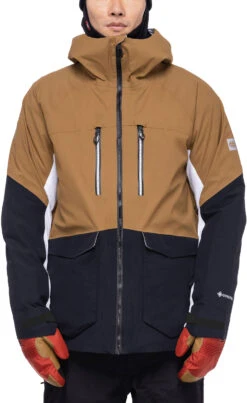 686 GORE-TEX Smarty 3-in-1 Weapon Snowboard Jacket -Ski Gear Store max 7558133 M2W102 BREEN COLORBLOCK 0861