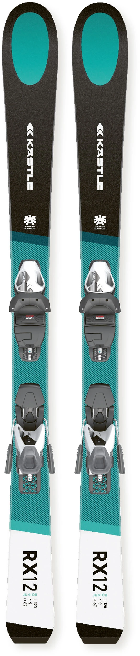 Kastle RX12 Jr Ski + K7.5 SLR GW Ski Binding 4 Kastle RX12 Jr Ski + K7.5 SLR GW Ski Binding - Image 2